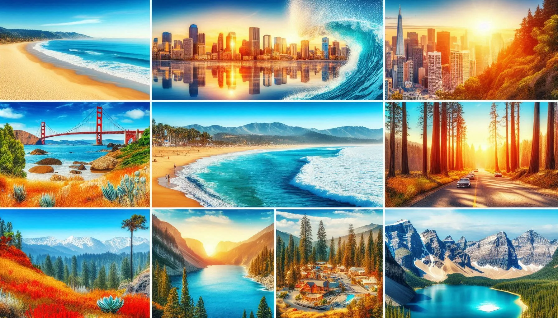 The Best of California: Beaches, Cities, and National Parks